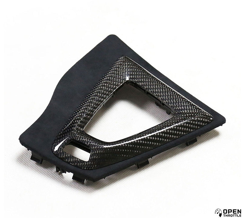 M PERFORMANCE STYLE CARBON FIBRE GEAR SHIFT SURROUND REPLACEMENT - BMW F87 M2C F80 M3 F82 M4