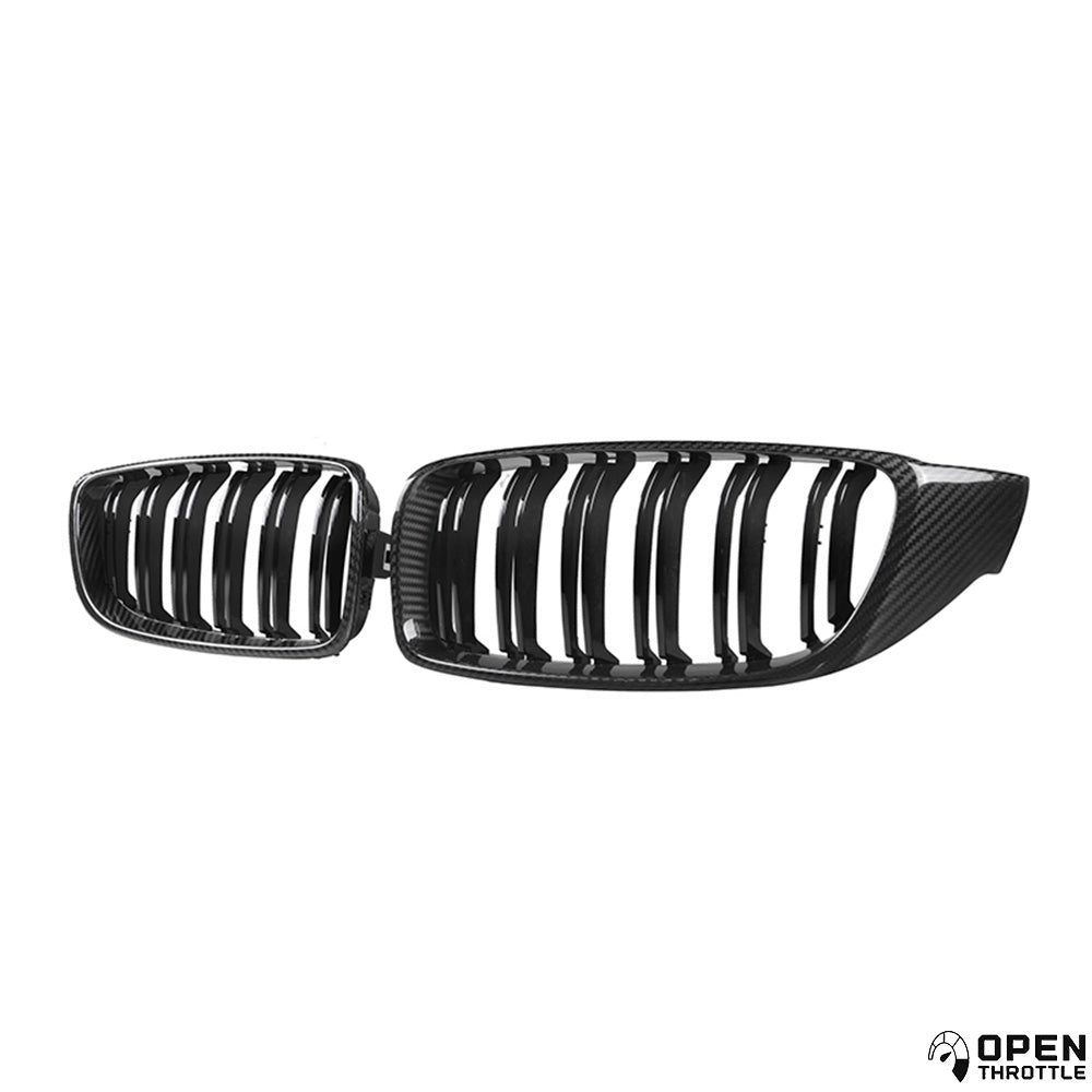 M PERFORMANCE STYLE DRY CARBON FIBRE GRILLE FOR BMW F80 M3 / F82 M4 / F30 3 SERIES / F32 4 SERIES